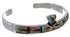 Multicolor Turquoise Sterling Silver Cuff Bracelet Jewelry NS40441